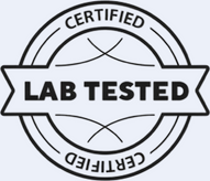 Lab tested quality badge